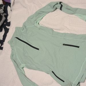 Zipup athletic shirt